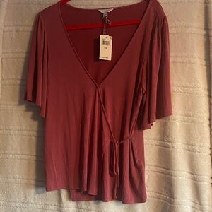 NWT Lucky Brand side tie shirt size L